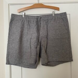 Sonoma Charcoal Flat Front Men's Shorts